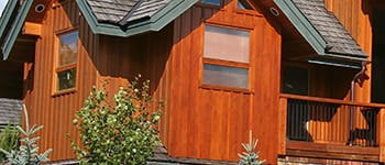 Log Home Building Supplies-cedar siding cabin