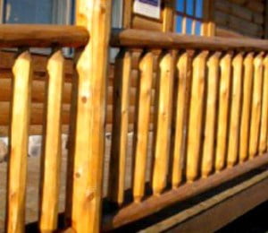 log railing standard 3inch