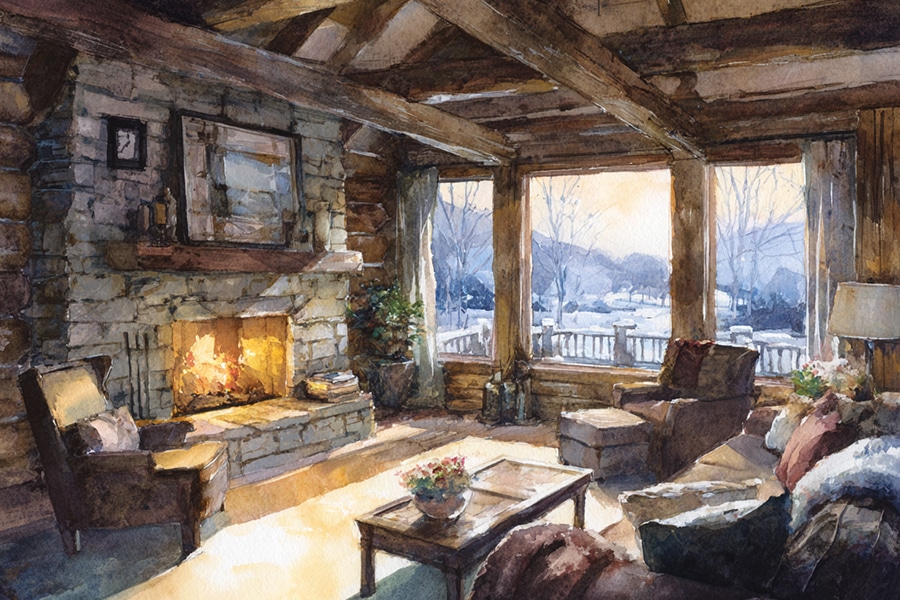 Interior Design Tips for Log Home Living Rooms | East Tennessee ...